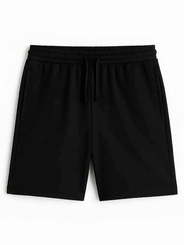 Solid Cotton Plus Size Shorts