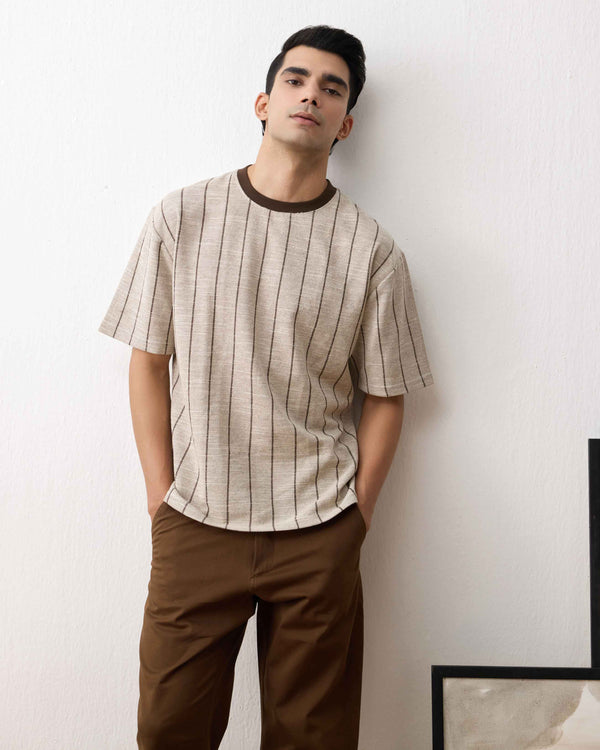 Vintage Textured Oversize T-shirt
