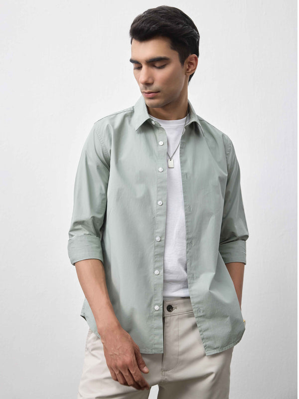 Poplin Regular fit Full sleeve Shirt